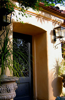 Spanish Revival Iron Door Santa Barbara